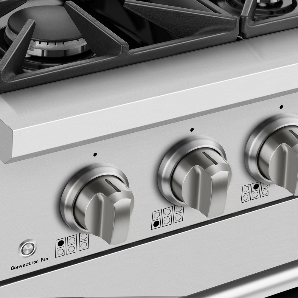 Empava Pro-Style 36 In. 5.2 cu. Ft. 6-burner Stainless Steel Gas Range | EMPV-36GR08