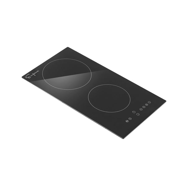 Empava 12 in. 2-Burner Black Electric Cooktop | EMPV-12REC10