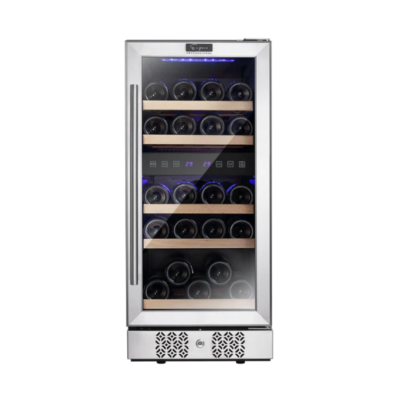 Empava 15 in. 29 Bottle Dual Zone Wine Cooler | EMPV-WC02D