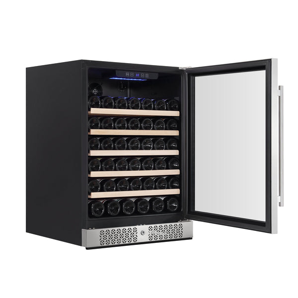 Empava 24 in. 52 Bottle Single Zone Wine Cooler | EMPV-WC03S