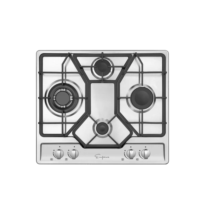 Empava 24 in. 4-Burner Built-In Stainless Steel Gas Cooktop | EMPV-24GC4B67A