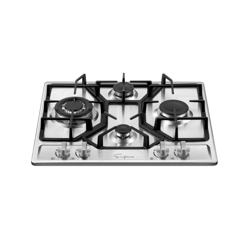 Empava 24 in. 4-Burner Built-In Stainless Steel Gas Cooktop | EMPV-24GC4B67A