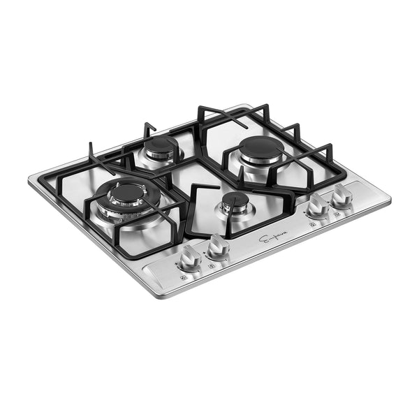 Empava 24 in. 4-Burner Built-In Stainless Steel Gas Cooktop | EMPV-24GC4B67A
