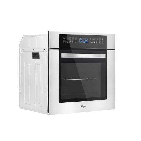 Empava 24 In. Stainless Steel Electric Single Wall Oven 2.3 cu. Ft. | EMPV-24WOC02