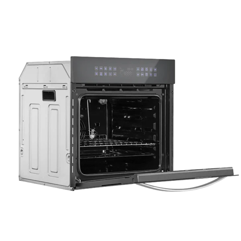 Empava 24 In. Silver Glass Electric Single Wall Oven 2.3 cu. Ft. | EMPV-24WOC17