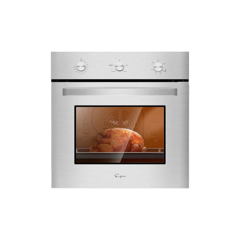 Empava 24 In. 2.3 cu. Ft. Stainless Steel Self-Cleaning Natural Gas Single Wall Oven | EMPV-24WO08