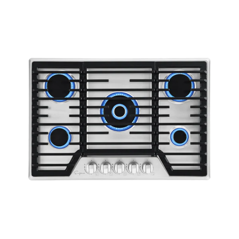 Empava 30 in. 5-Burner Built-In Stainless Steel Gas Cooktop | EMPV-30GC37