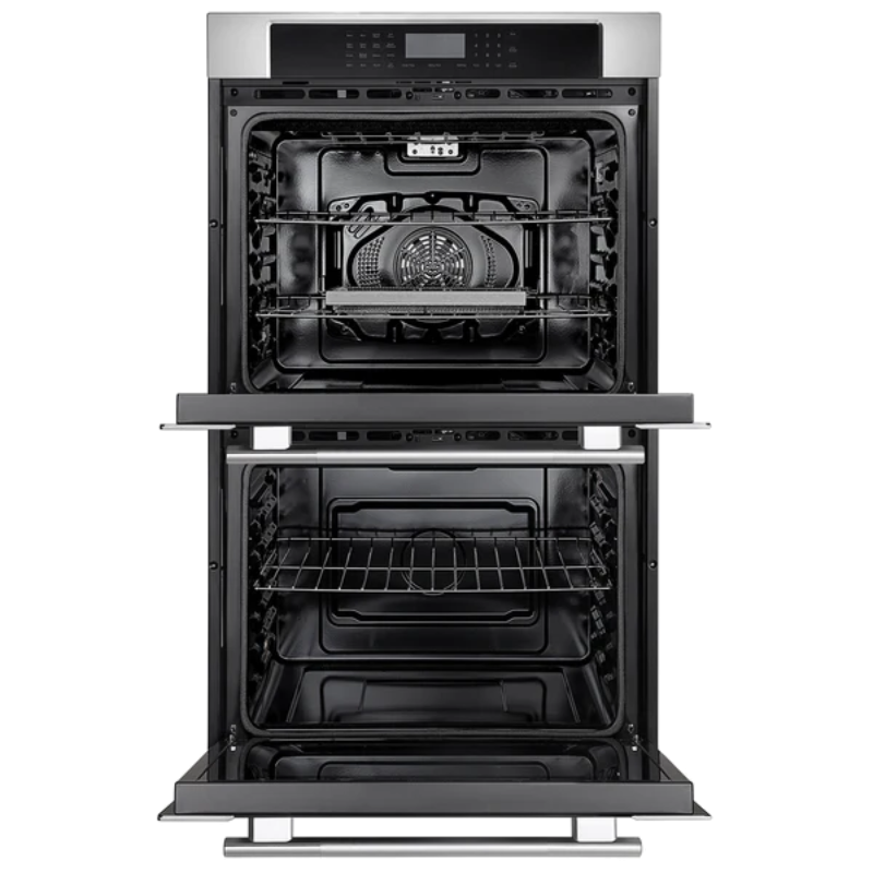 Empava 30 In. 5 cu. Ft. Stainless Steel Electric Double Wall Oven With Air Fry | EMPV-30WO05