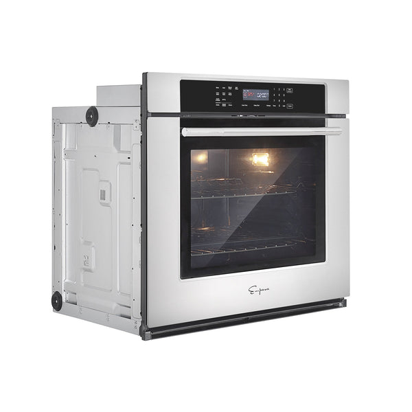 Empava 30 In. 5 cu. Ft. Stainless Steel Self-Cleaning Electric Single Wall Oven With Air Fry | EMPV-30WO04