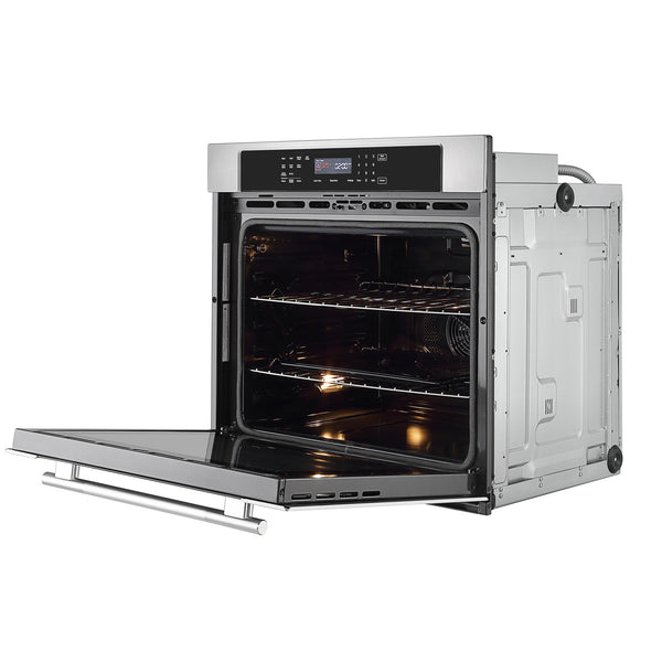 Empava 30 In. Stainless Steel Electric Single Wall Oven With Air Fry 5 cu. Ft. | EMPV-30WO04