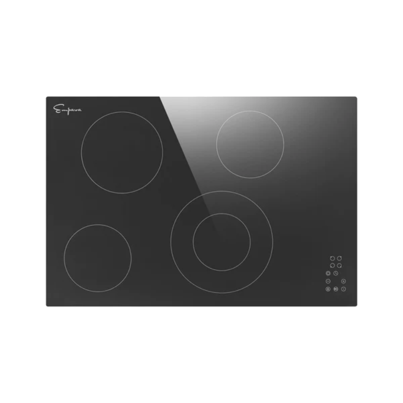 Empava 30 in. 4-Burner Black Electric Cooktop | EMPV-30REC12