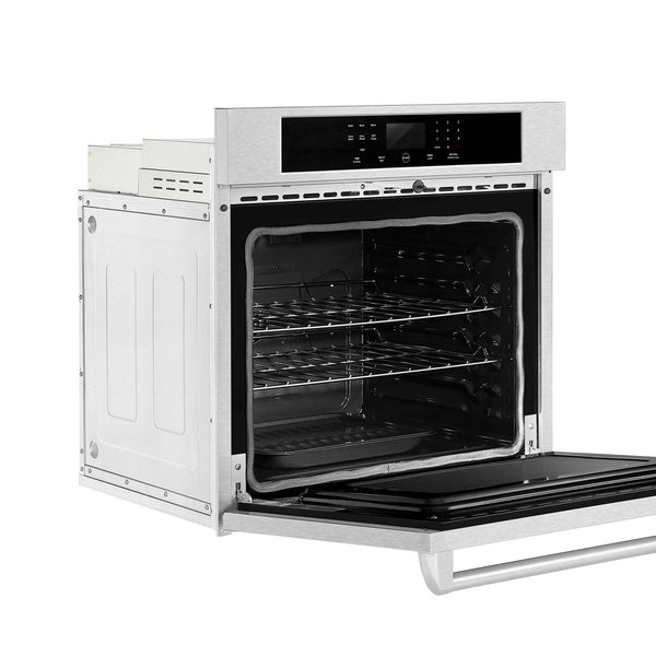 Empava 30 In. 5 cu. Ft. Stainless Steel Self-Cleaning Electric Single Wall Oven | EMPV-30WO03