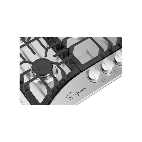 Empava 30 in. 5-Burner Built-In Stainless Steel Gas Cooktop | EMPV-30GC5B70C