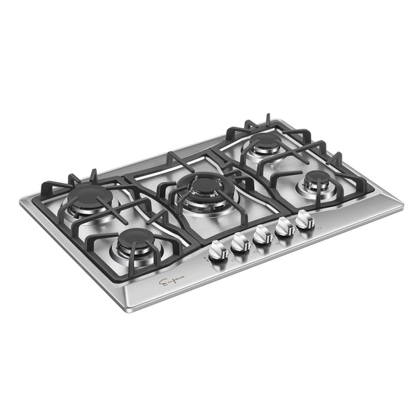 Empava 30 in. 5-Burner Built-In Stainless Steel Gas Cooktop | EMPV-30GC21