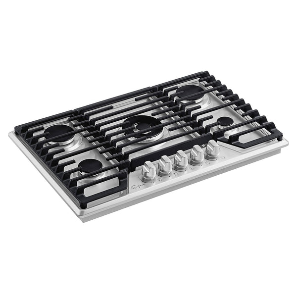 Empava 36 in. 5-Burner Built-In Stainless Steel Gas Cooktop | EMPV-36GC36