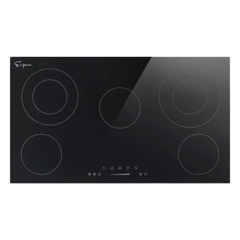 Empava 36 in. 5-Burner Black Electric Cooktop | EMPV-36REC14