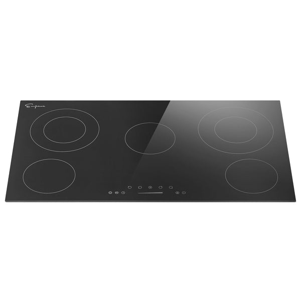 Empava 36 in. 5-Burner Black Electric Cooktop | EMPV-36REC14