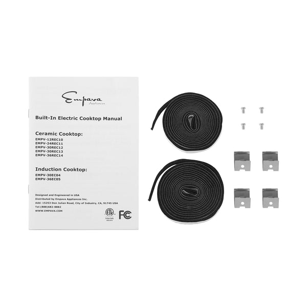 Empava 36 in. 5-Burner Black Electric Cooktop | EMPV-36REC14