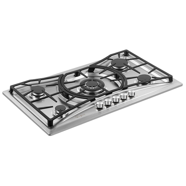 Empava 36 in. 5-Burner Built-In Stainless Steel Gas Cooktop | EMPV-36GC22