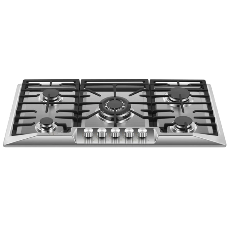 Empava 36 in. 5-Burner Built-In Stainless Steel Gas Cooktop | EMPV-36GC23