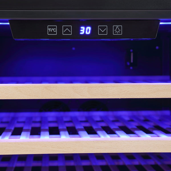 Empava 24 in. 171 Bottle Single Zone Wine Cooler | EMPV-WC07S