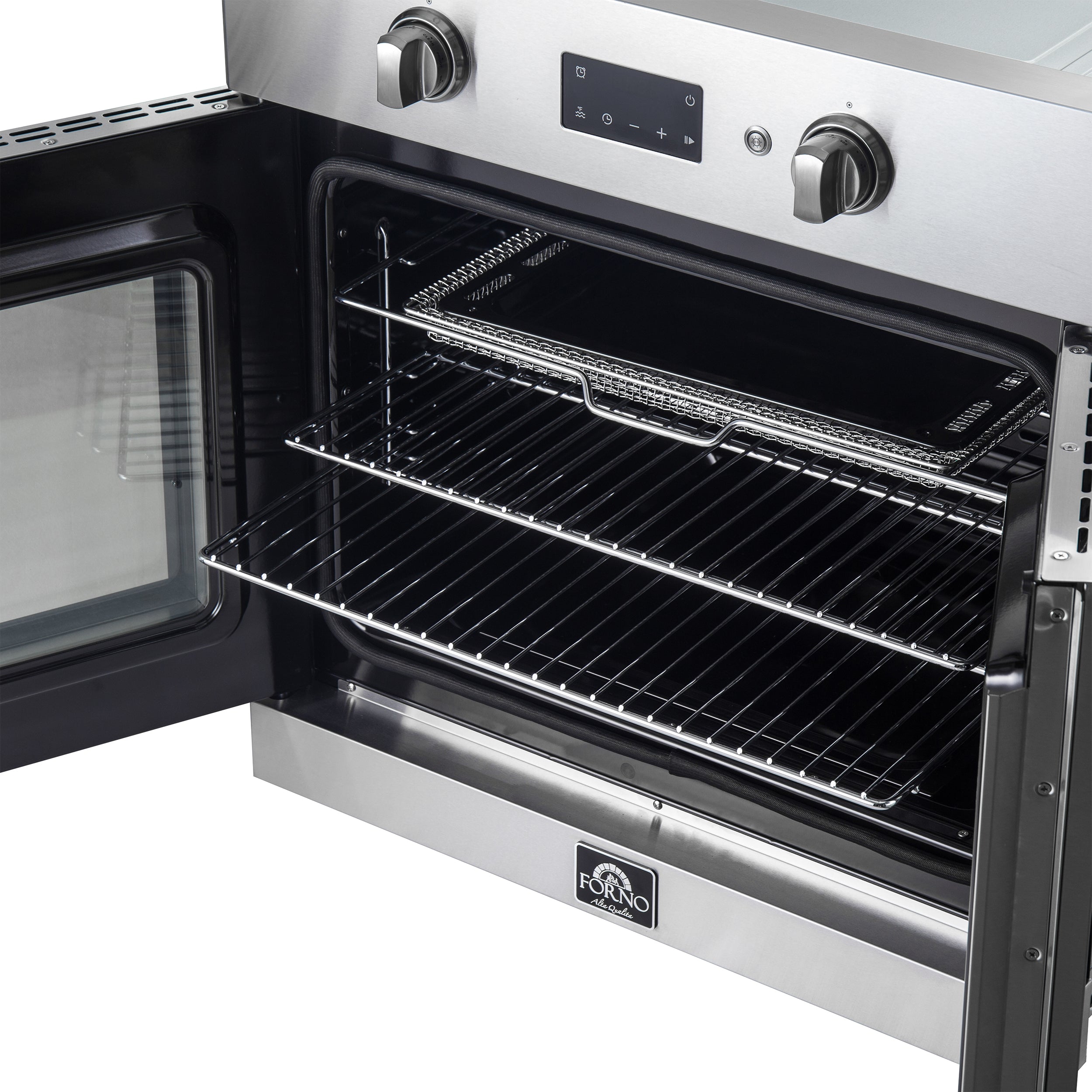 Forno Asti 30 in. 3.58 cu.ft. Stainless Steel Self-Cleaning Electric Wall Oven with Air Fry and Sous Vide | FBOEL1333-30