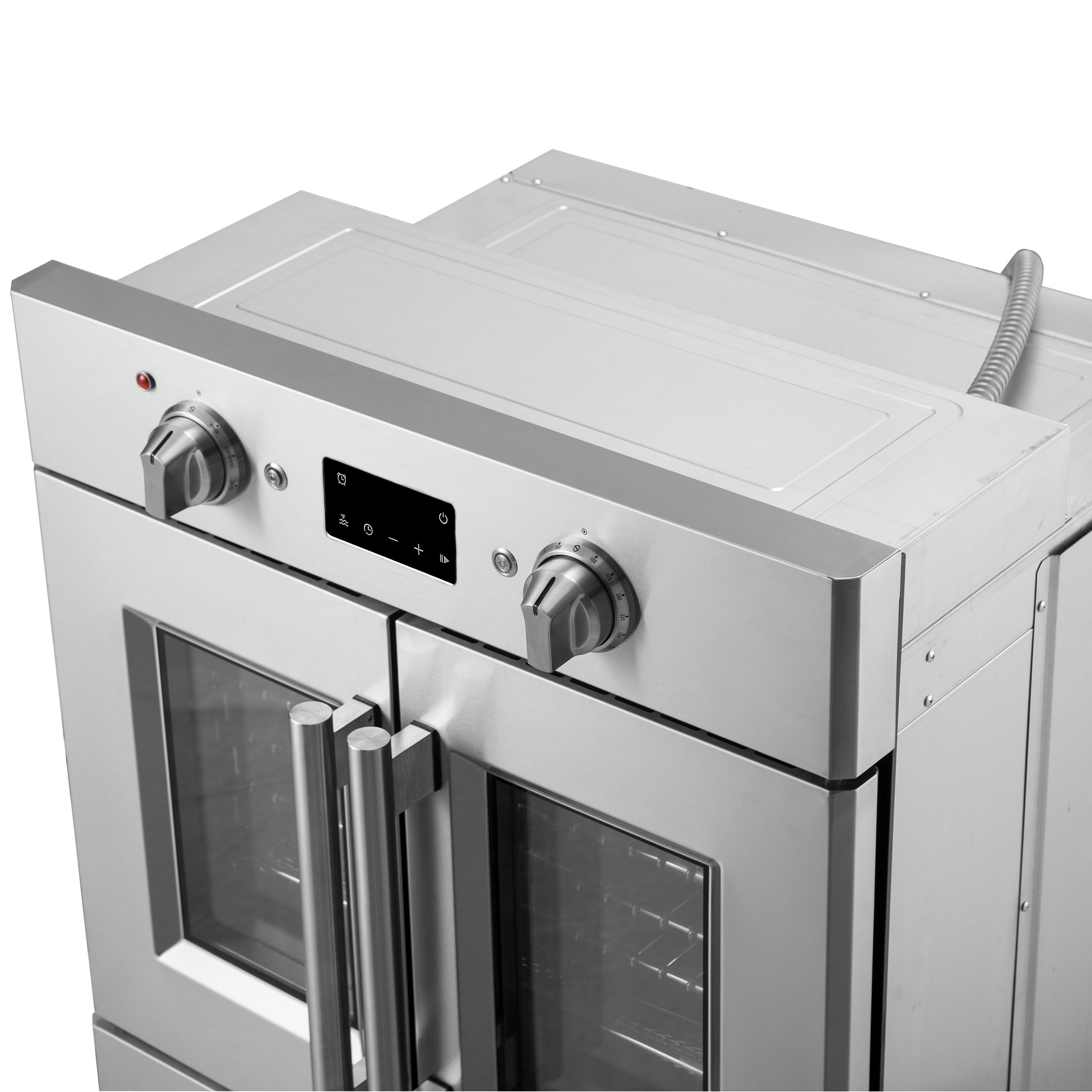 Forno Gallico 30 in. 3.58 cu.ft. Stainless Steel Self-Cleaning Electric Wall Oven with Telescopic Racks, Air Fry and Sous Vide | FBOEL1371-30