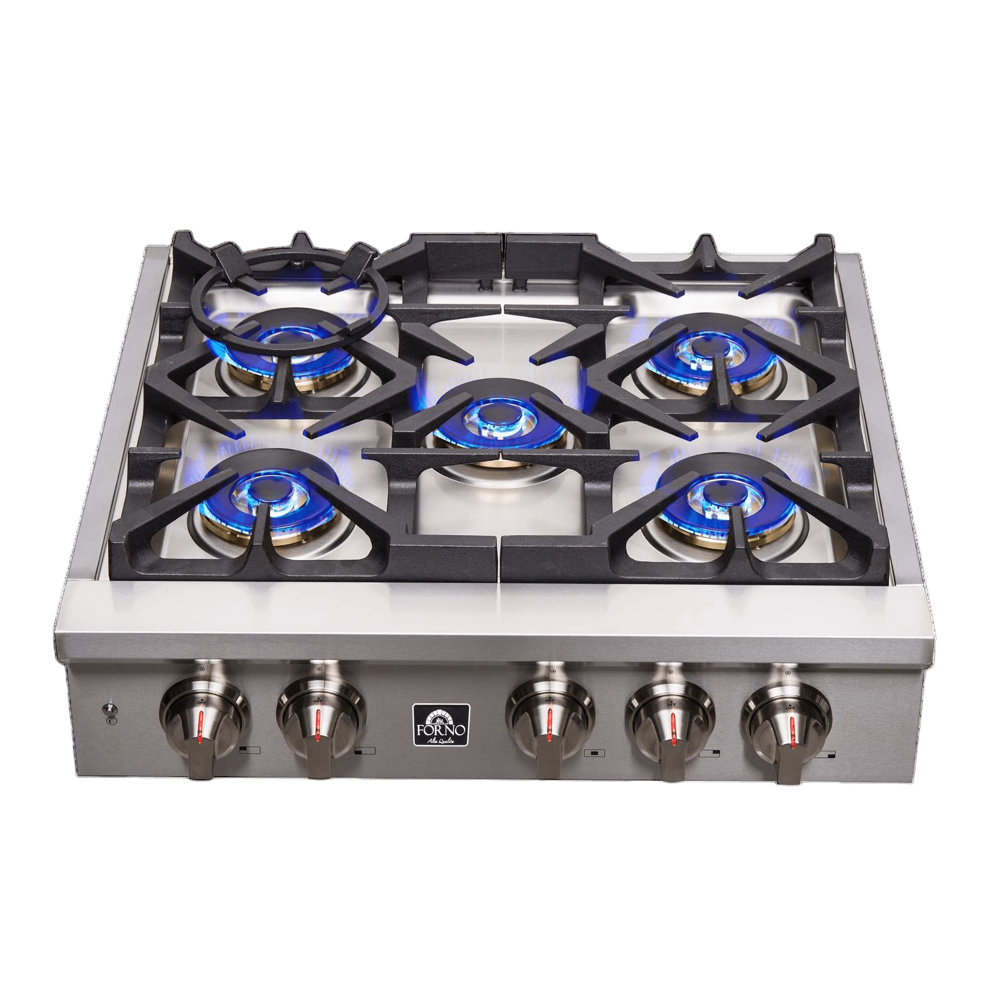 Forno Spezia 30 in. Stainless Steel Gas Rangetop with 5 Burners | FCTGS5751-30