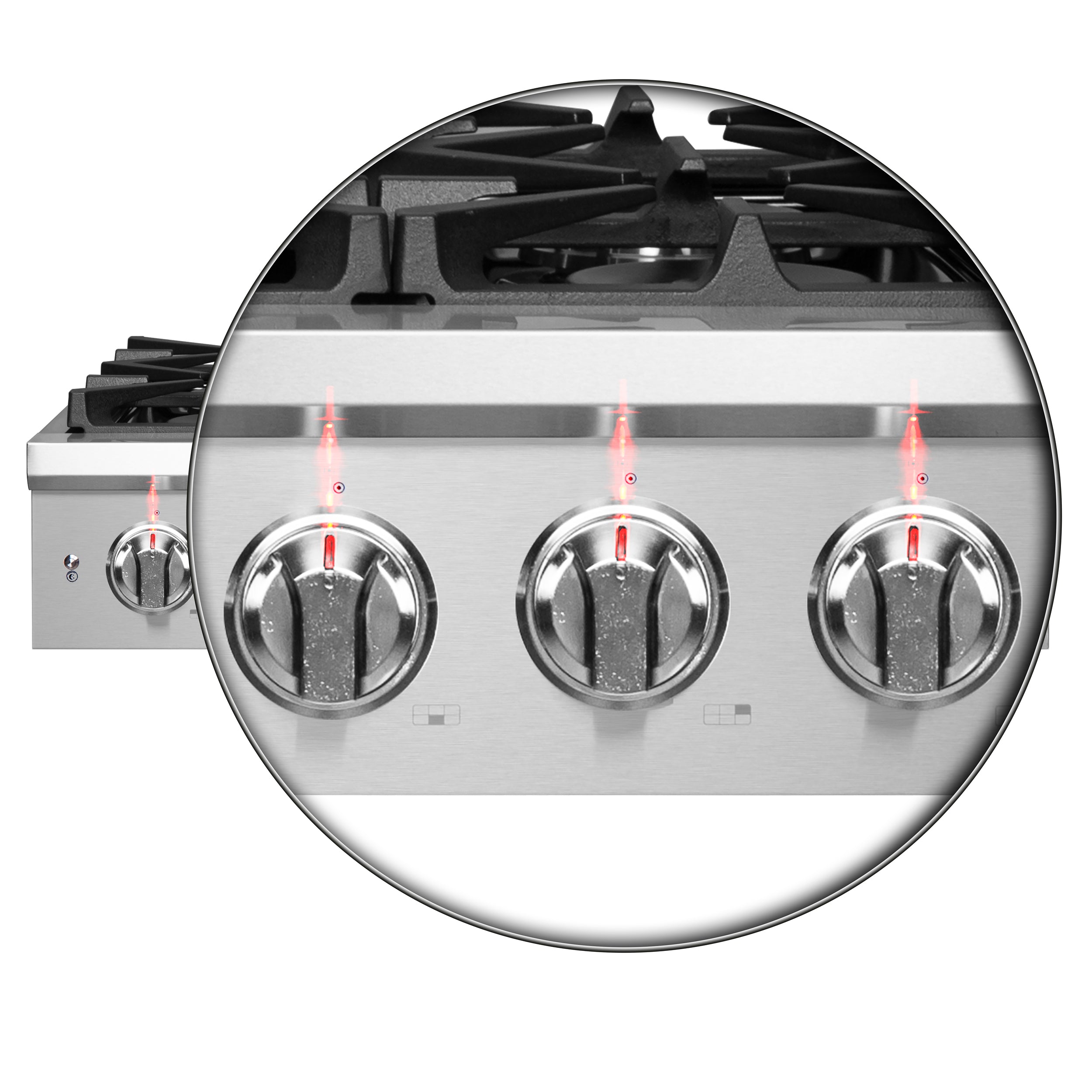 Forno Spezia 36 in. Stainless Steel Gas Rangetop with 6 Burners | FCTGS5751-36