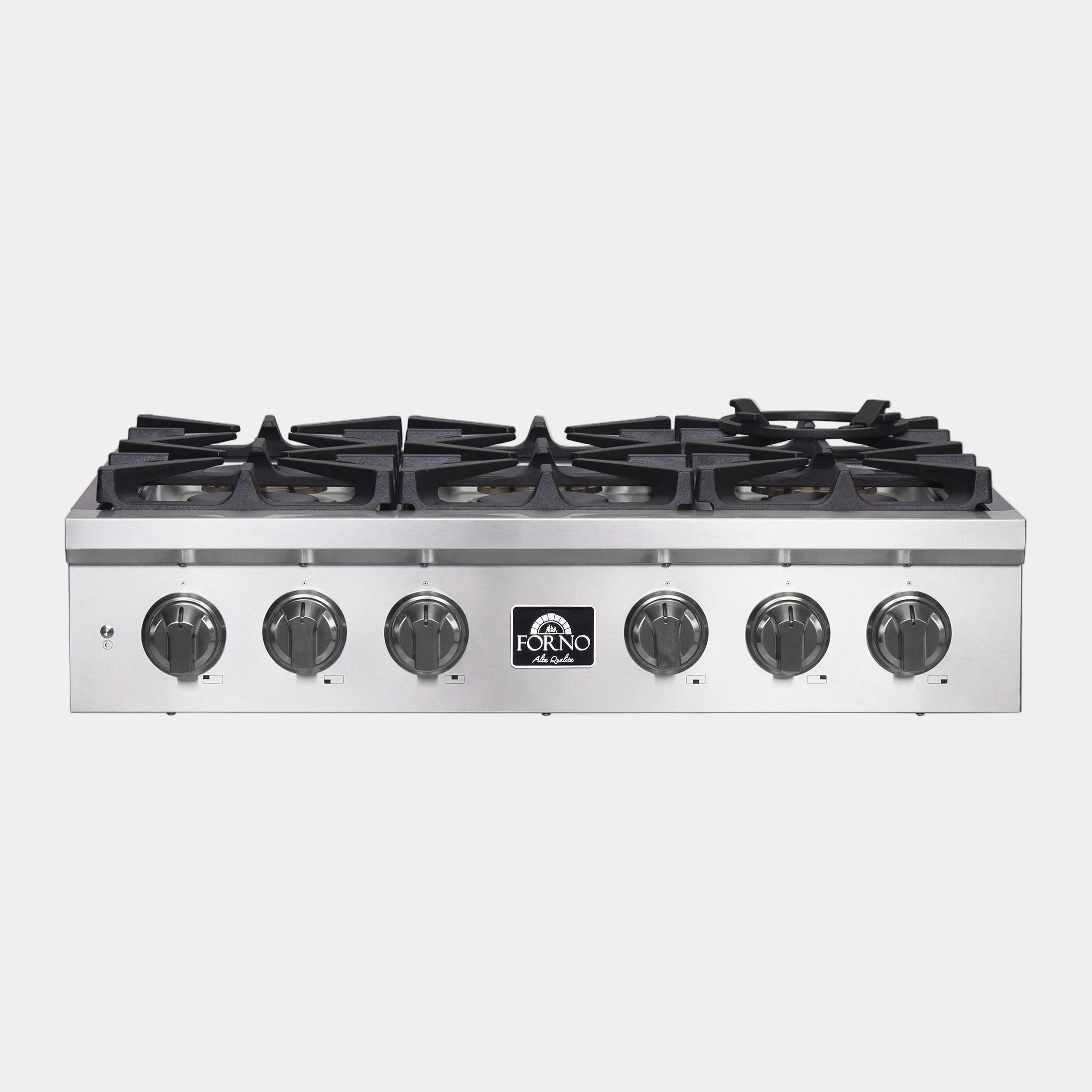 Forno Spezia 36 in. Stainless Steel Gas Rangetop with 6 Burners | FCTGS5751-36