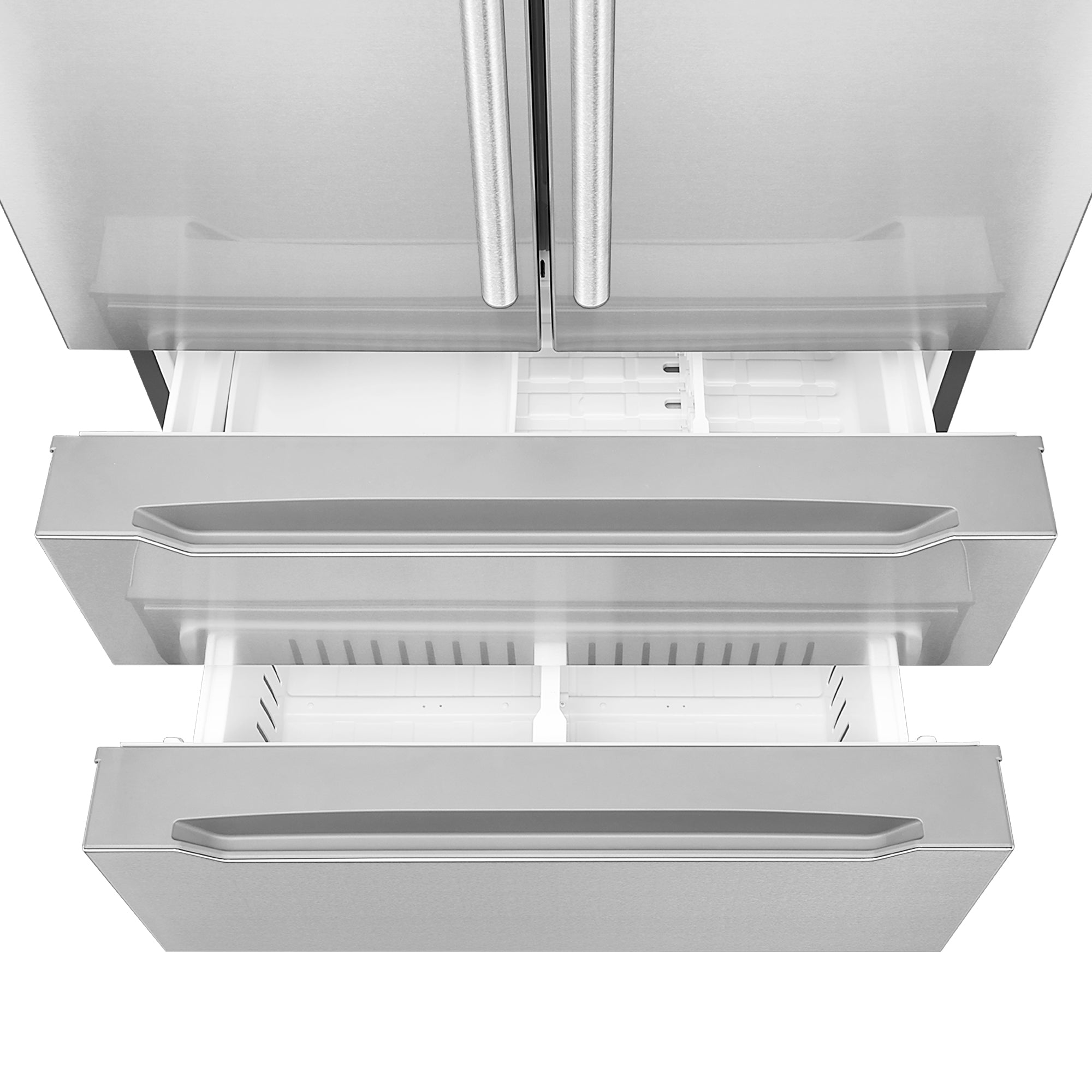 Cosmo Lumin 36 in. 22.5 cu. ft. Stainless Steel French Door Refrigerator with Ice Maker | COS-FDR225RHSS-G