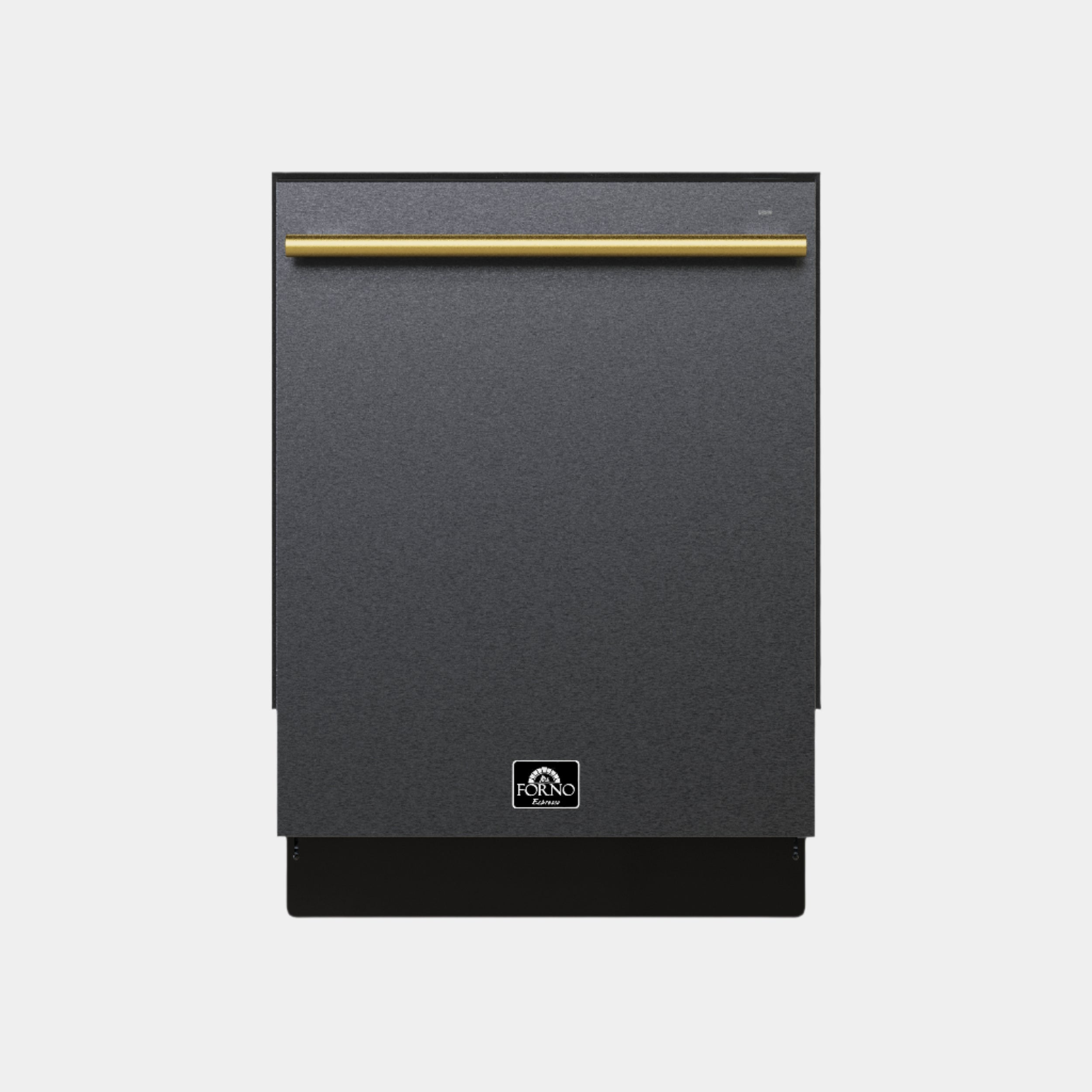 Forno Romano Espresso 24-Inch Built-In Dishwasher, Black Finish, Stainless Steel Tub, 49 dBA, Energy Star Certified