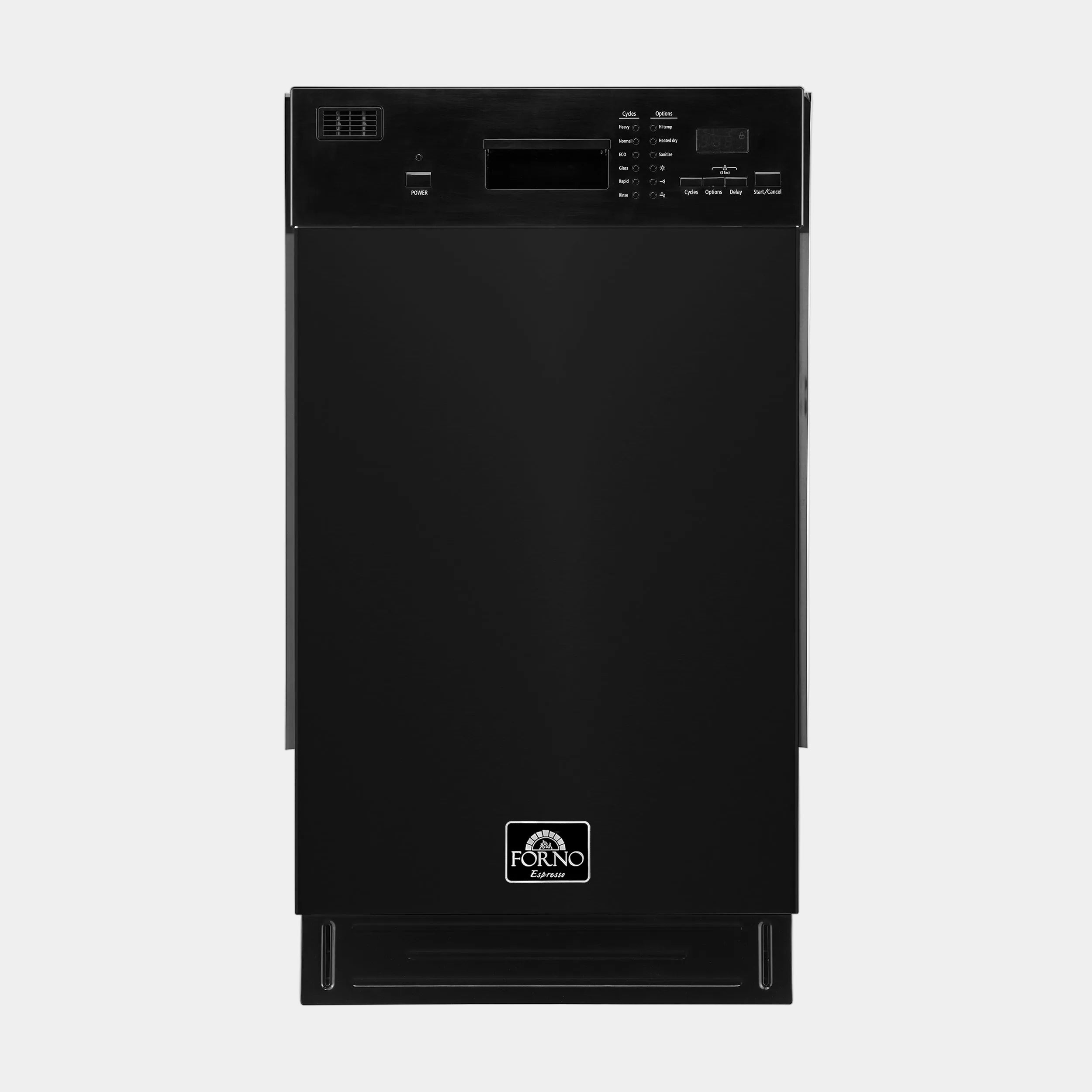 Forno Polo 18 in. Black Built-In Dishwasher | FDWBI8041-18BLK