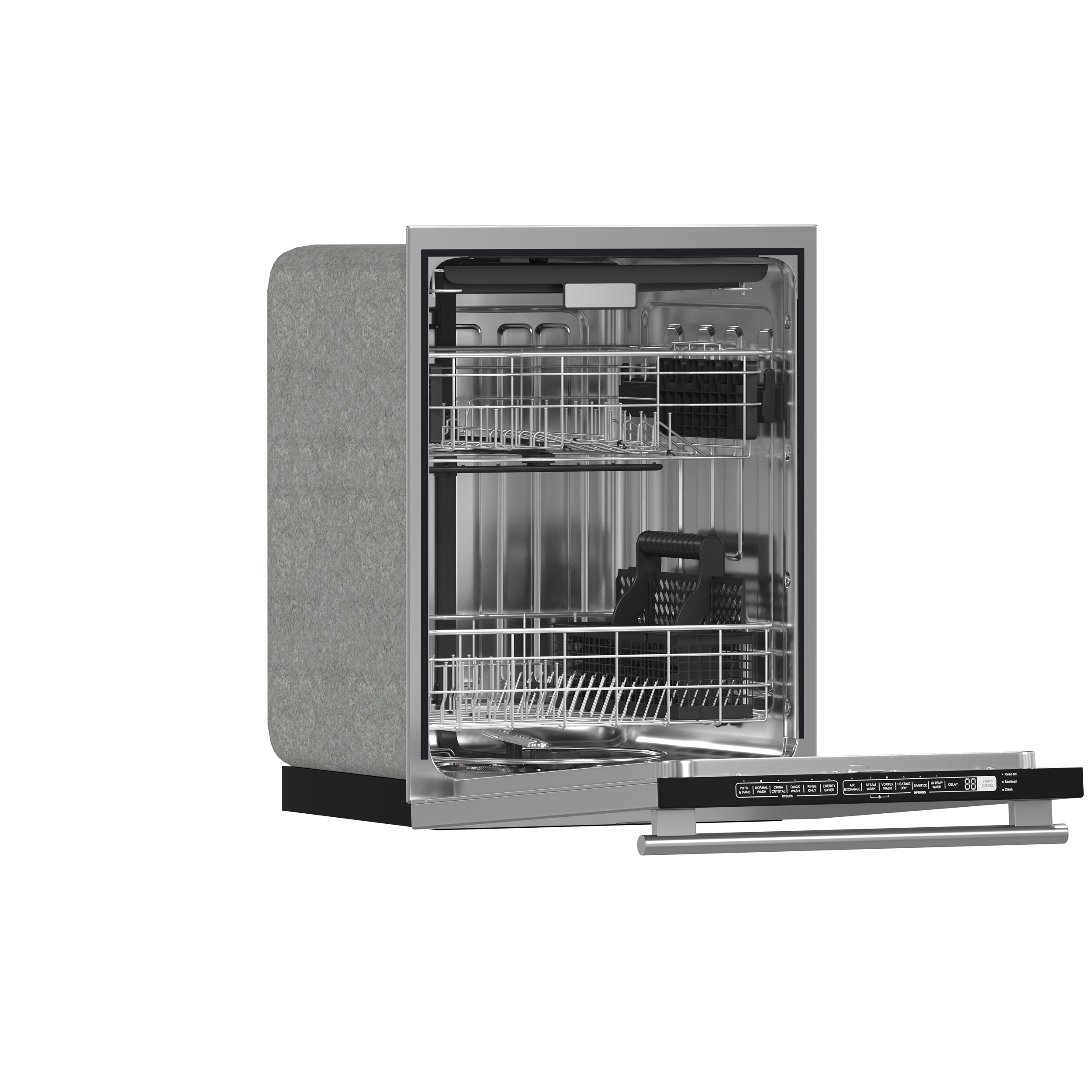 Forno Pozzo 24 in. Stainless Steel Built-In Dishwasher | FDWBI8067-24S