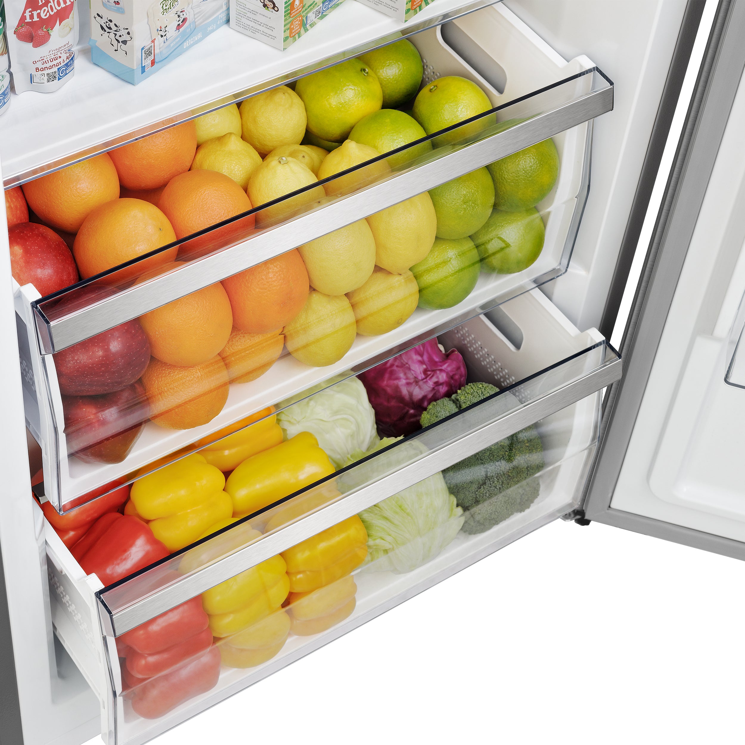 Forno Maderno 60-Inch Wide Convertible Refrigerator/Freezer, Decorative Trim, 27.2 cu.ft, 84-Inch High, ENERGY STAR Certified