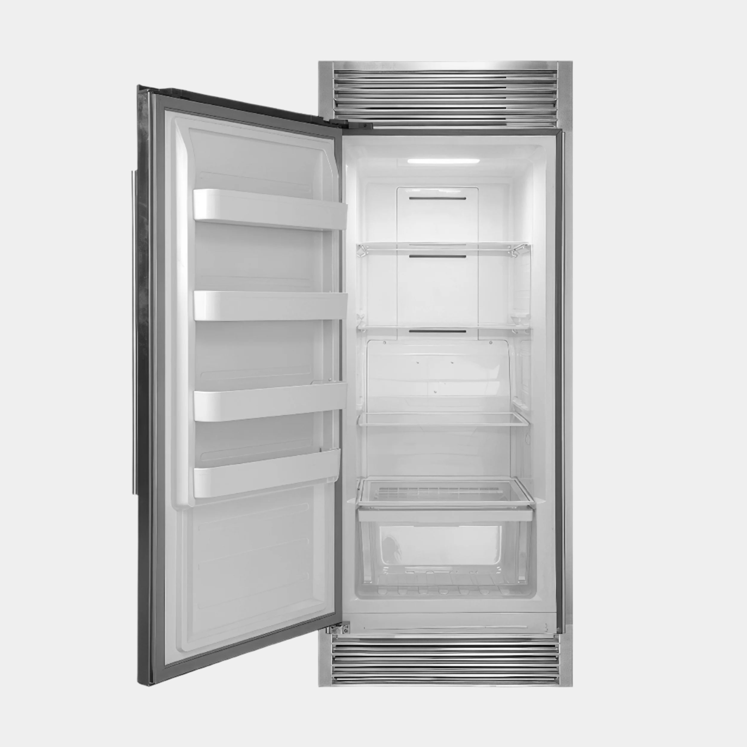 Forno Rizzuto 28-Inch Upright Convertible Freezer, 32-Inch Wide, Left Swing, Decorative Grill, ENERGY STAR Certified