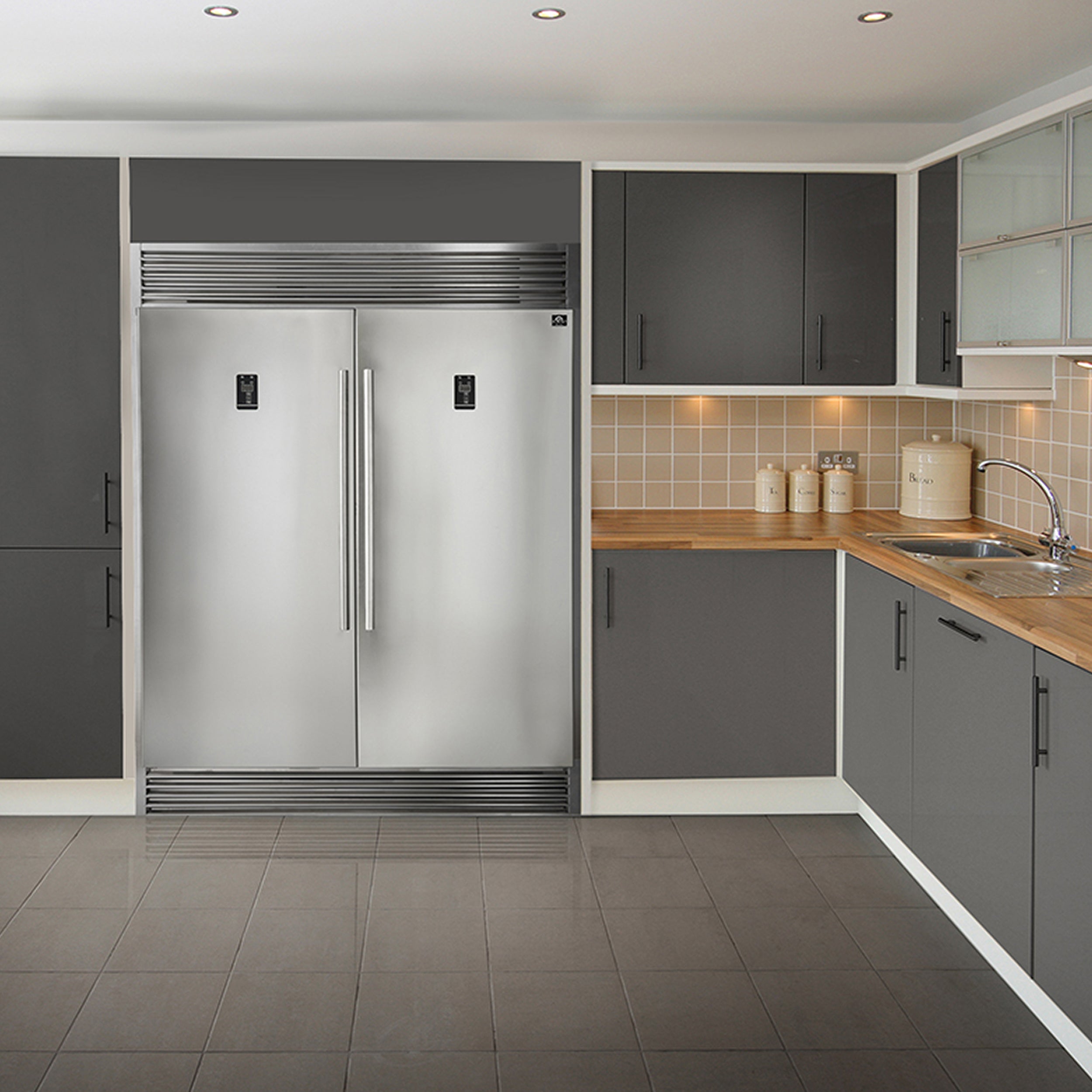 Forno Kitchen Package - 48" Gas Range and 60" Refrigerator | FBDL-005-01CAUS