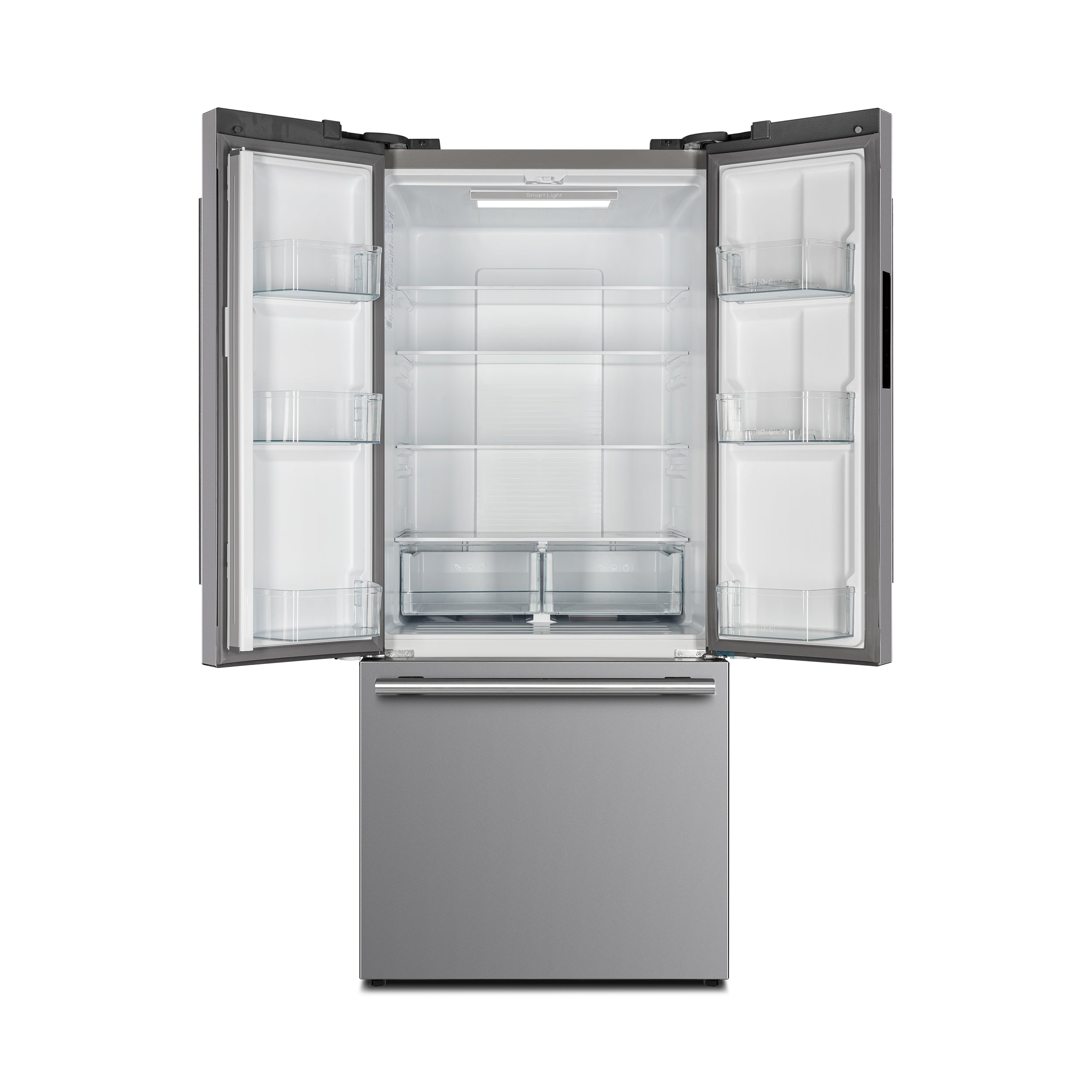 Forno Gallipoli 30 in. 17.5 cu.ft. Stainless Steel French Door Refrigerator with Ice Maker | FFFFD1974-31SB
