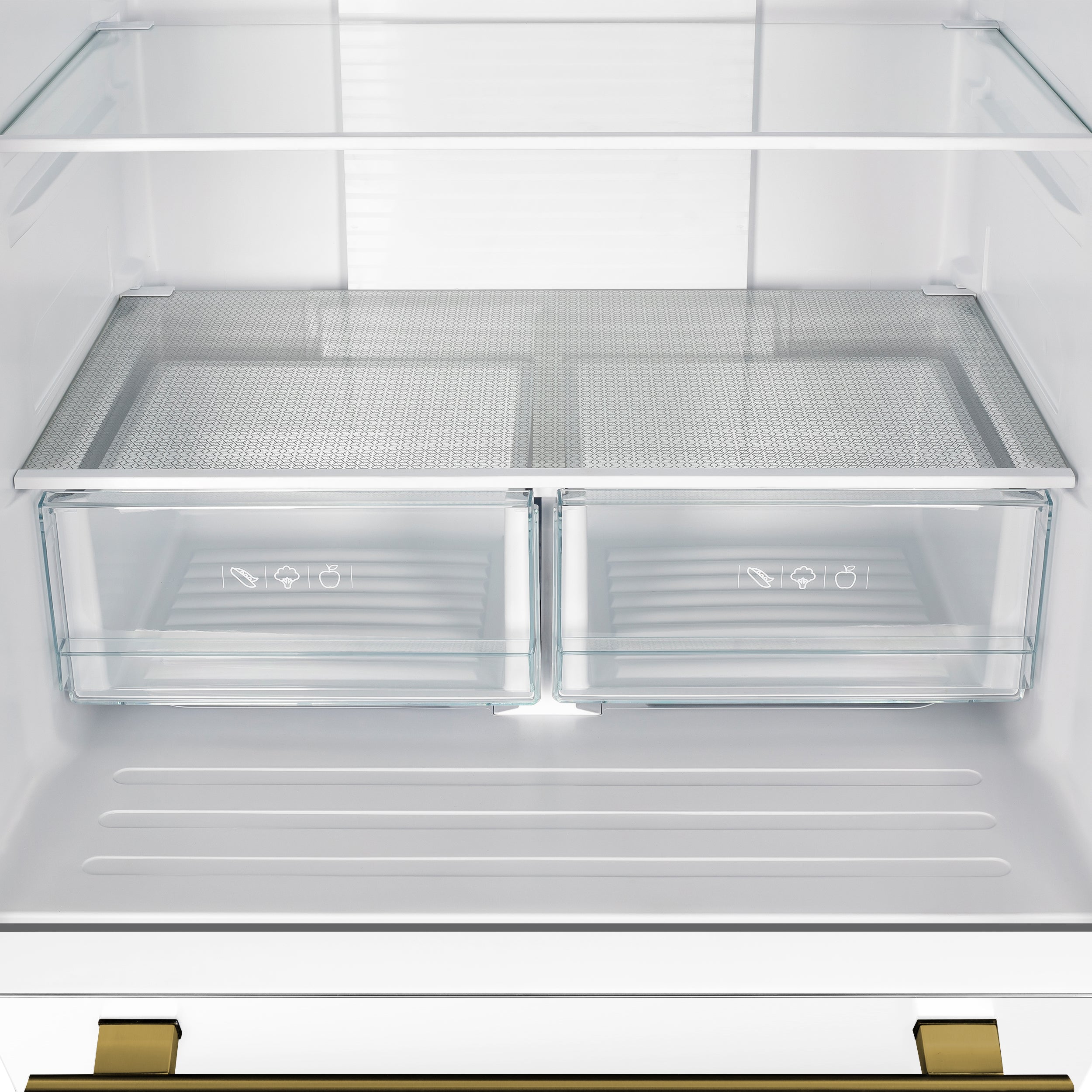 FORNO 2-Piece White Kitchen Bundle - 30" Electric Range and 31" Bottom Freezer Refrigerator