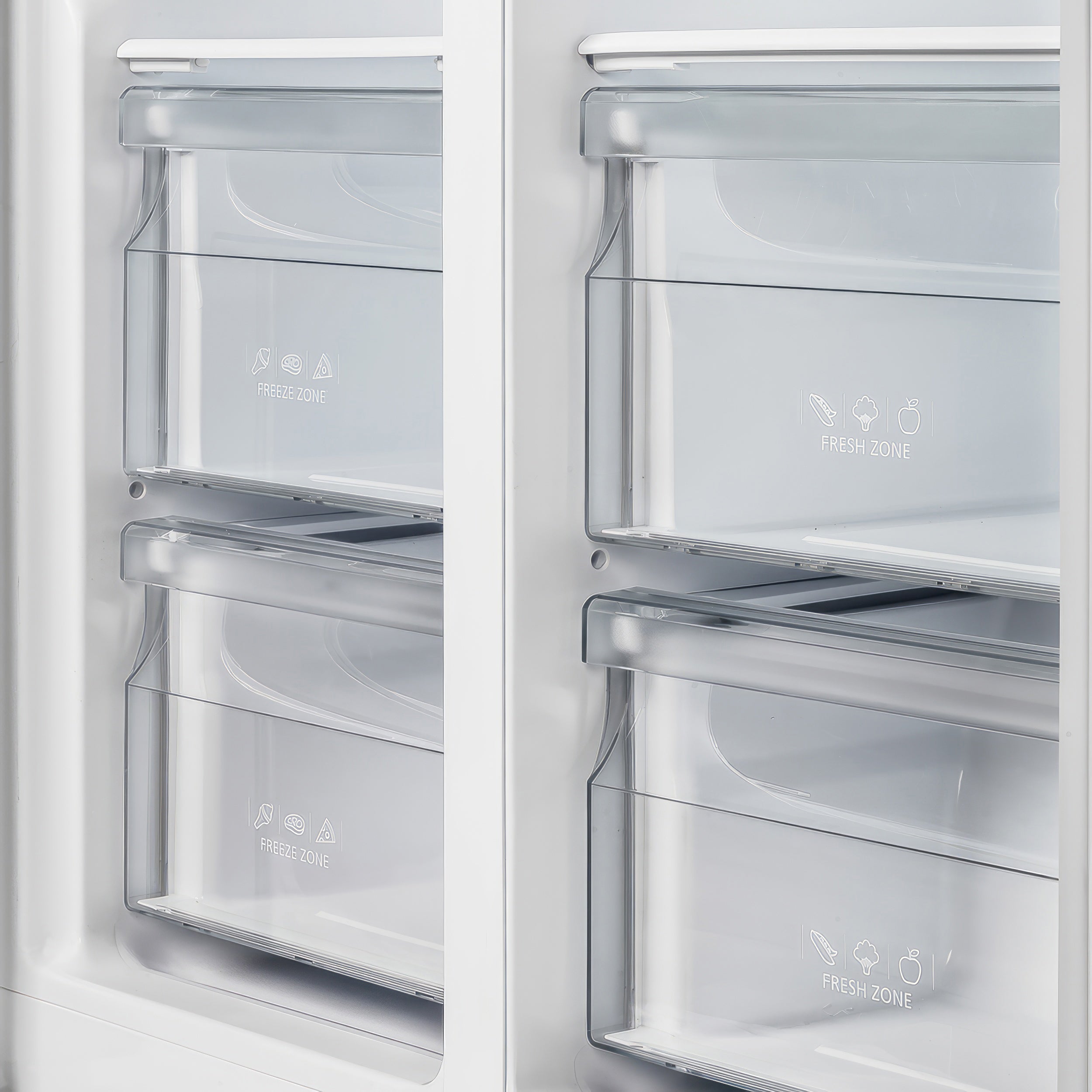 Forno Salerno 33 in. 15.6 cu. ft. Side-by-Side Stainless Steel Refrigerator | FFRBI1805-33SB