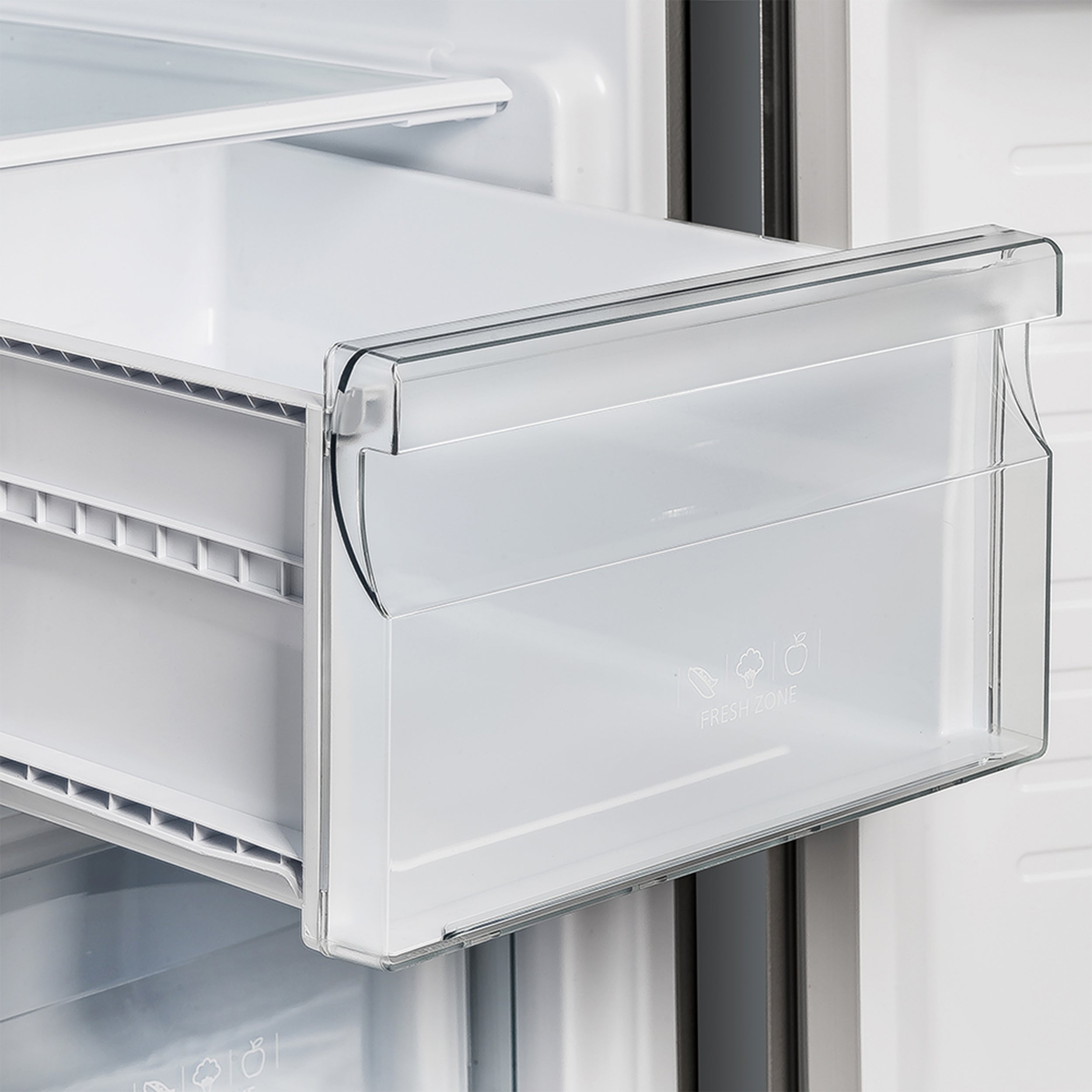 Forno Salerno 37 in. 15.6 cu. ft. Side-by-Side Stainless Steel Refrigerator with Grill Trim Kit | FFRBI1805-37SG
