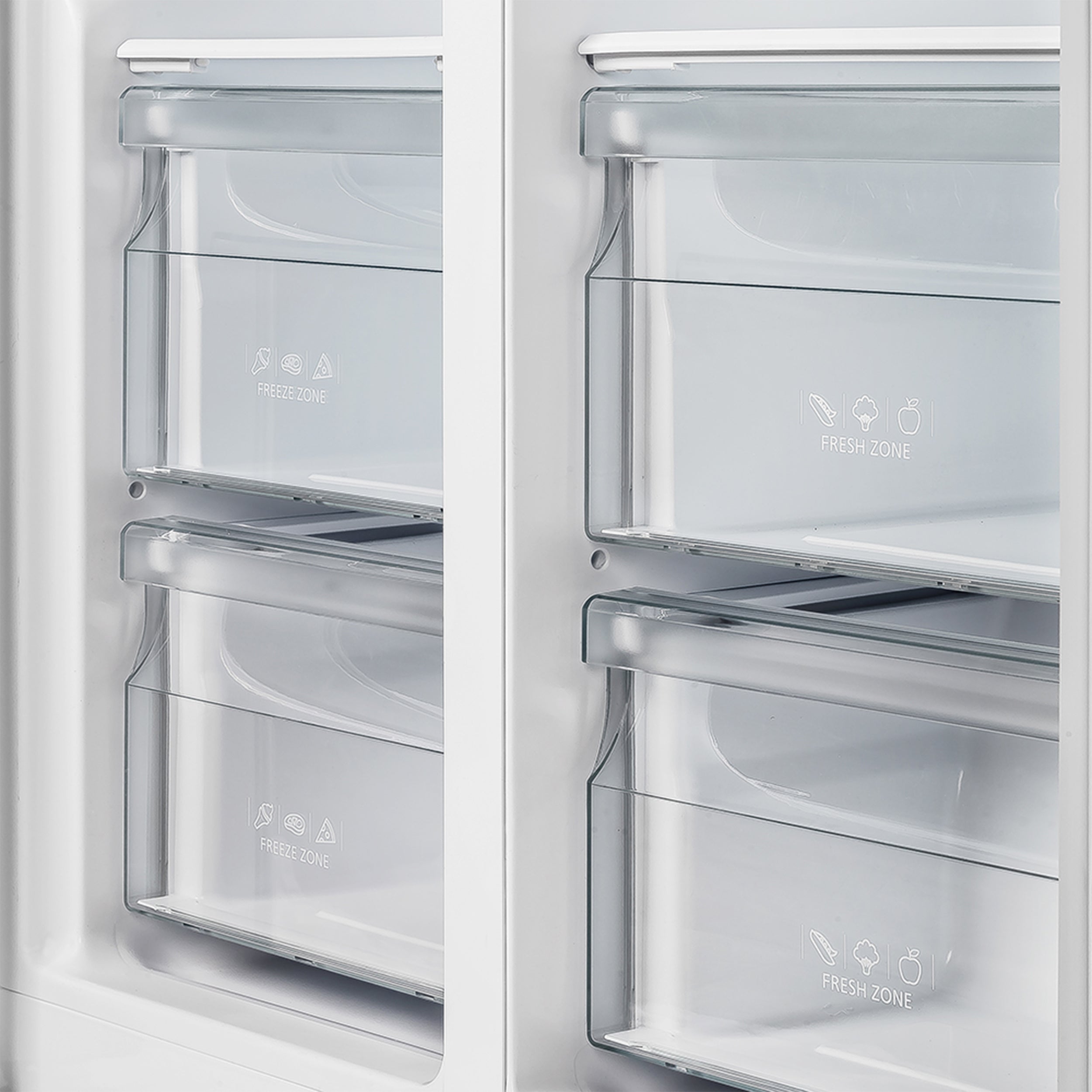 Forno Salerno 37 in. 15.6 cu. ft. Side-by-Side Stainless Steel Refrigerator with Grill Trim Kit | FFRBI1805-37SG