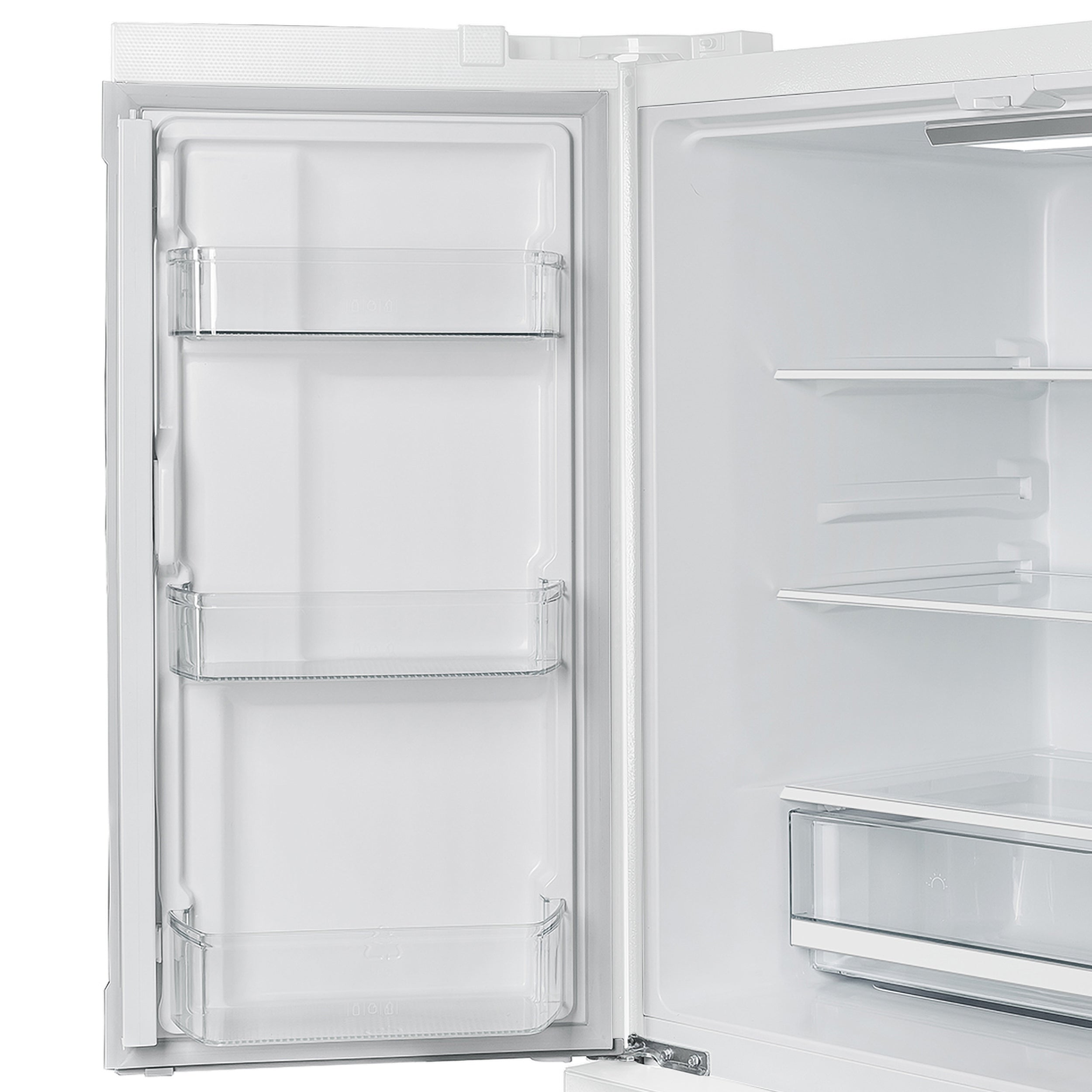 FORNO 2-Piece White Kitchen Bundle - 30" Electric Range and 36" Bottom Freezer Refrigerator