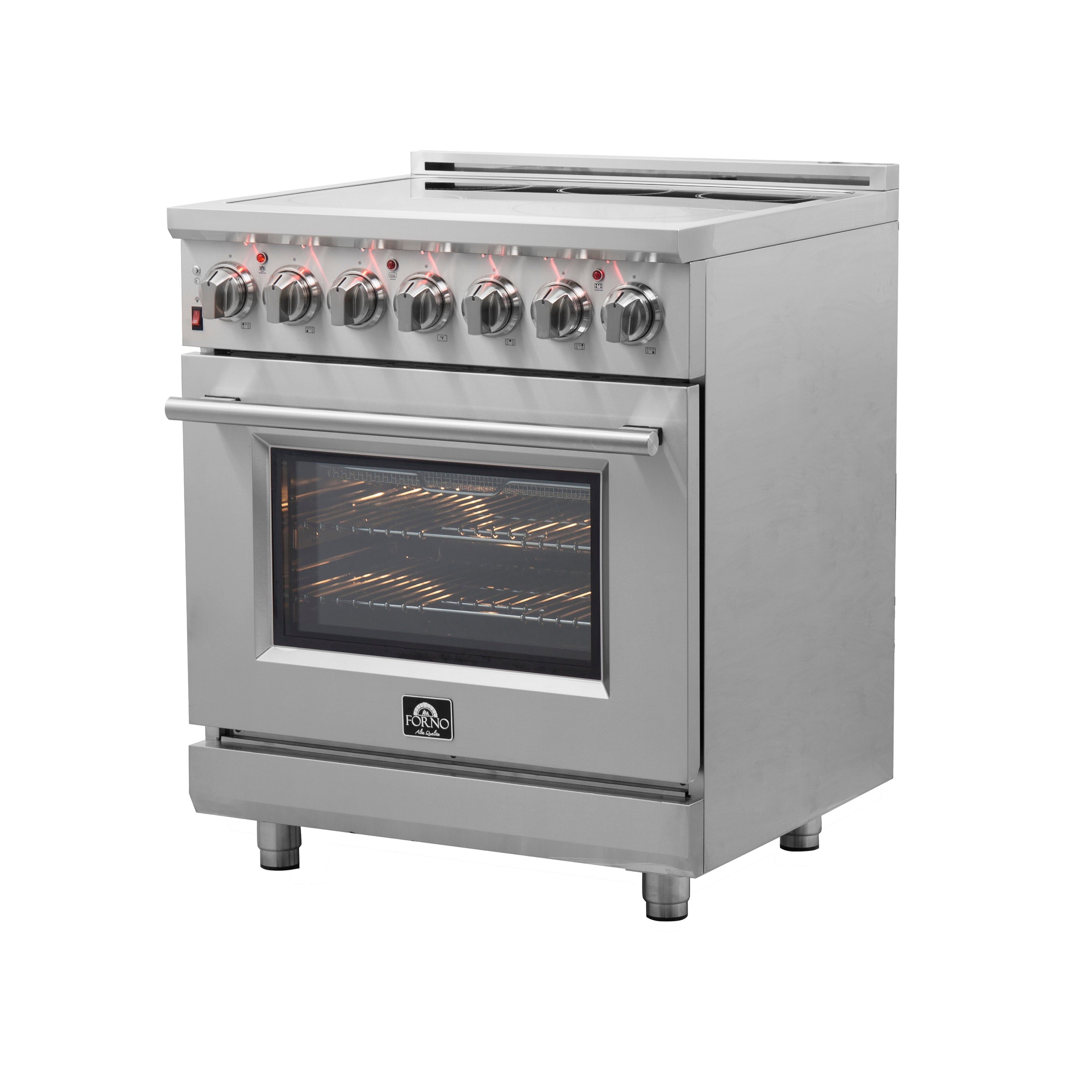 Forno Massimo 30 in. 4.32 cu. ft. 5-Burner Stainless Steel Electric Range | FFSEL6020-30