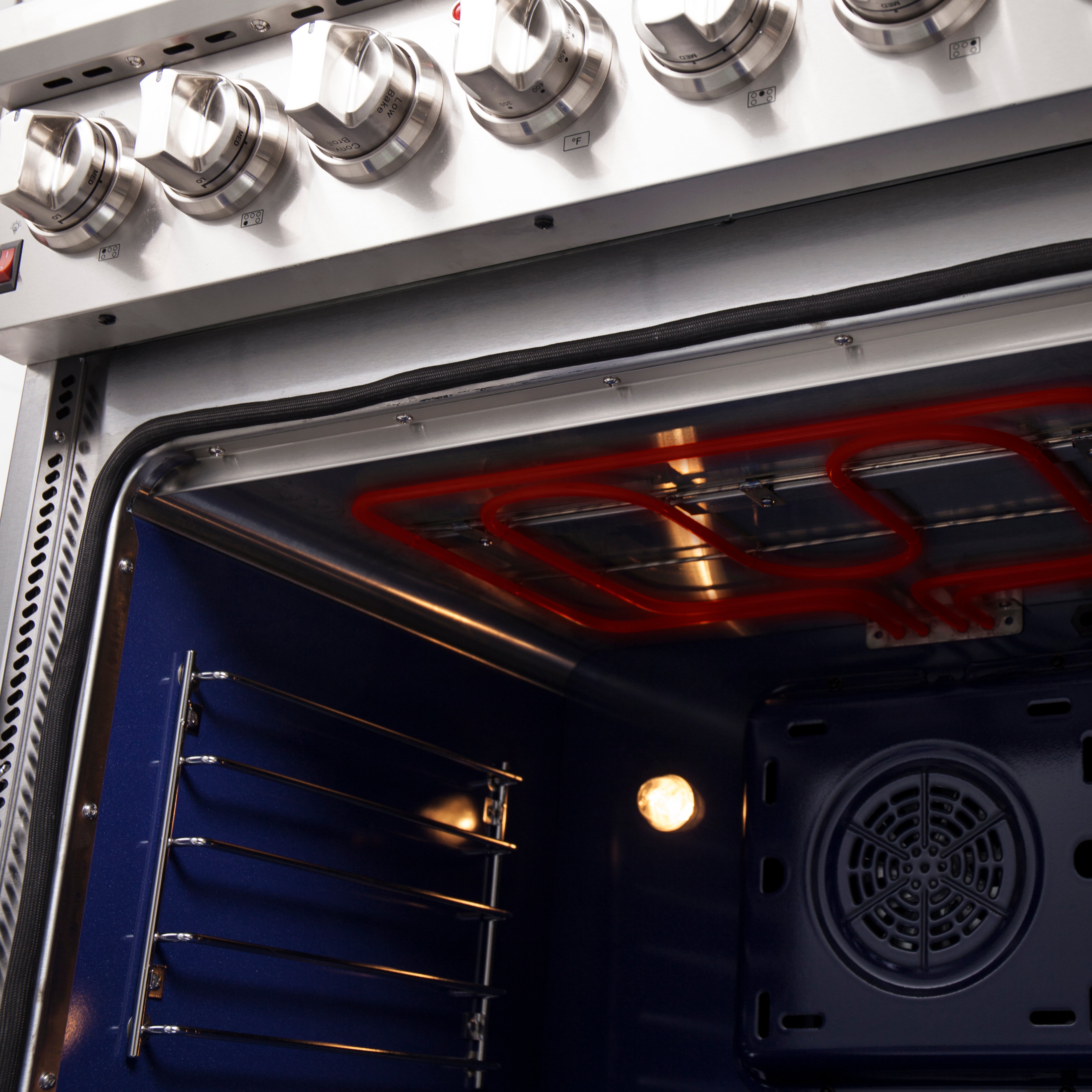 Forno Massimo 30 in. 4.32 cu. ft. 5-Burner Stainless Steel Electric Range | FFSEL6020-30