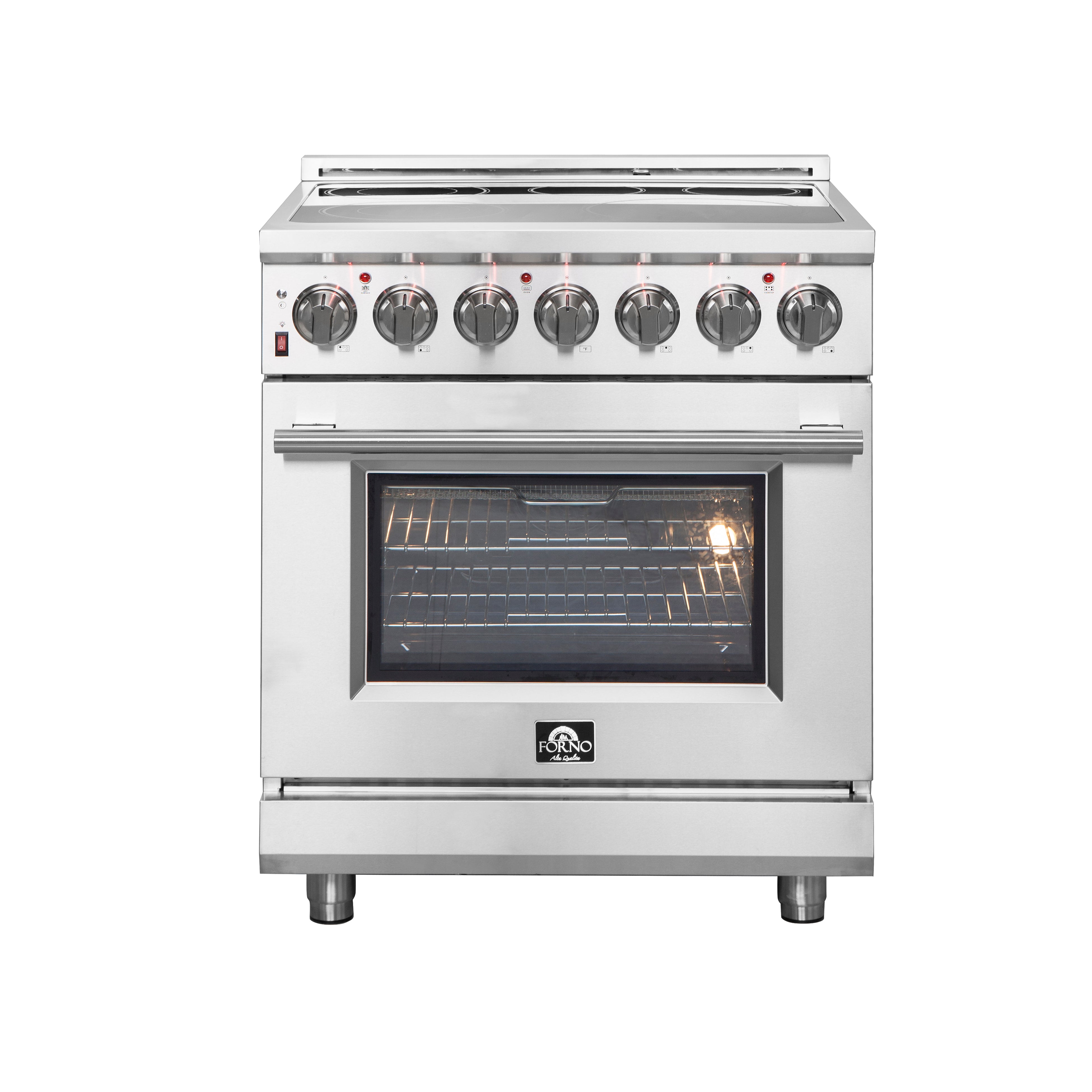 Forno Massimo 30 in. 4.32 cu. ft. 5-Burner Stainless Steel Electric Range | FFSEL6020-30