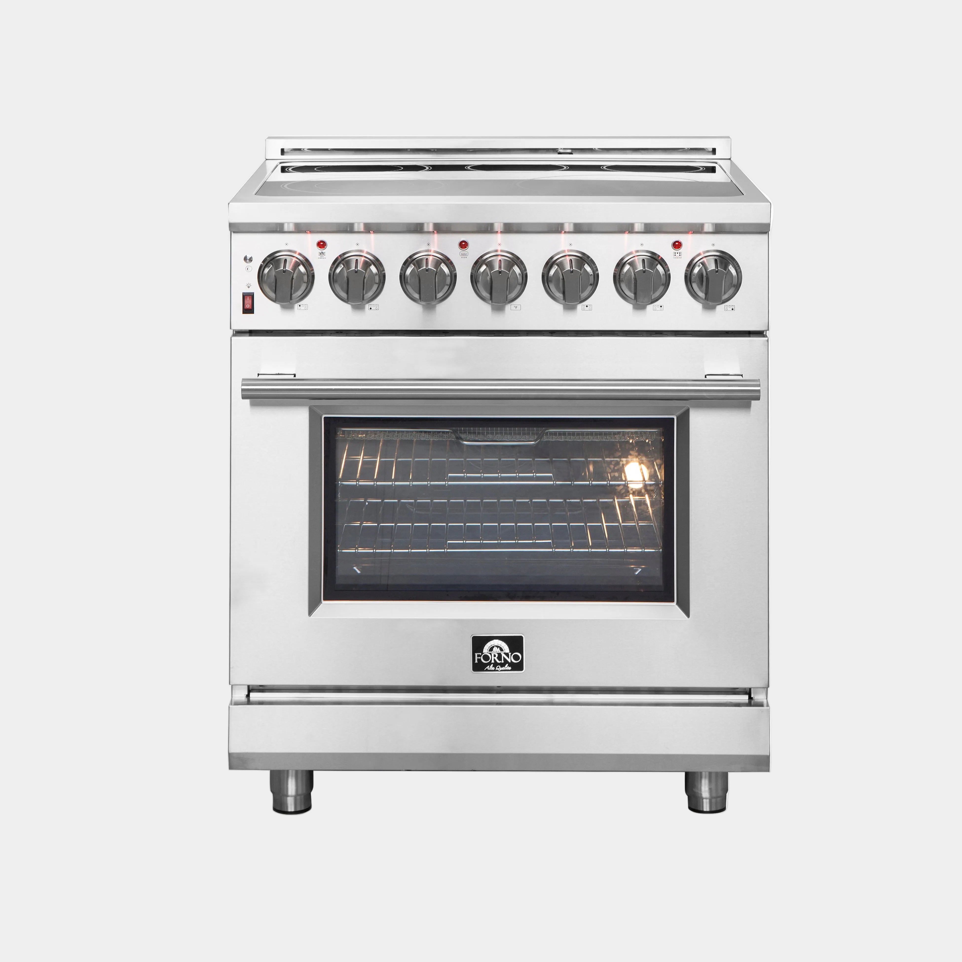 Forno Massimo 30 in. 4.32 cu. ft. 5-Burner Stainless Steel Electric Range | FFSEL6020-30