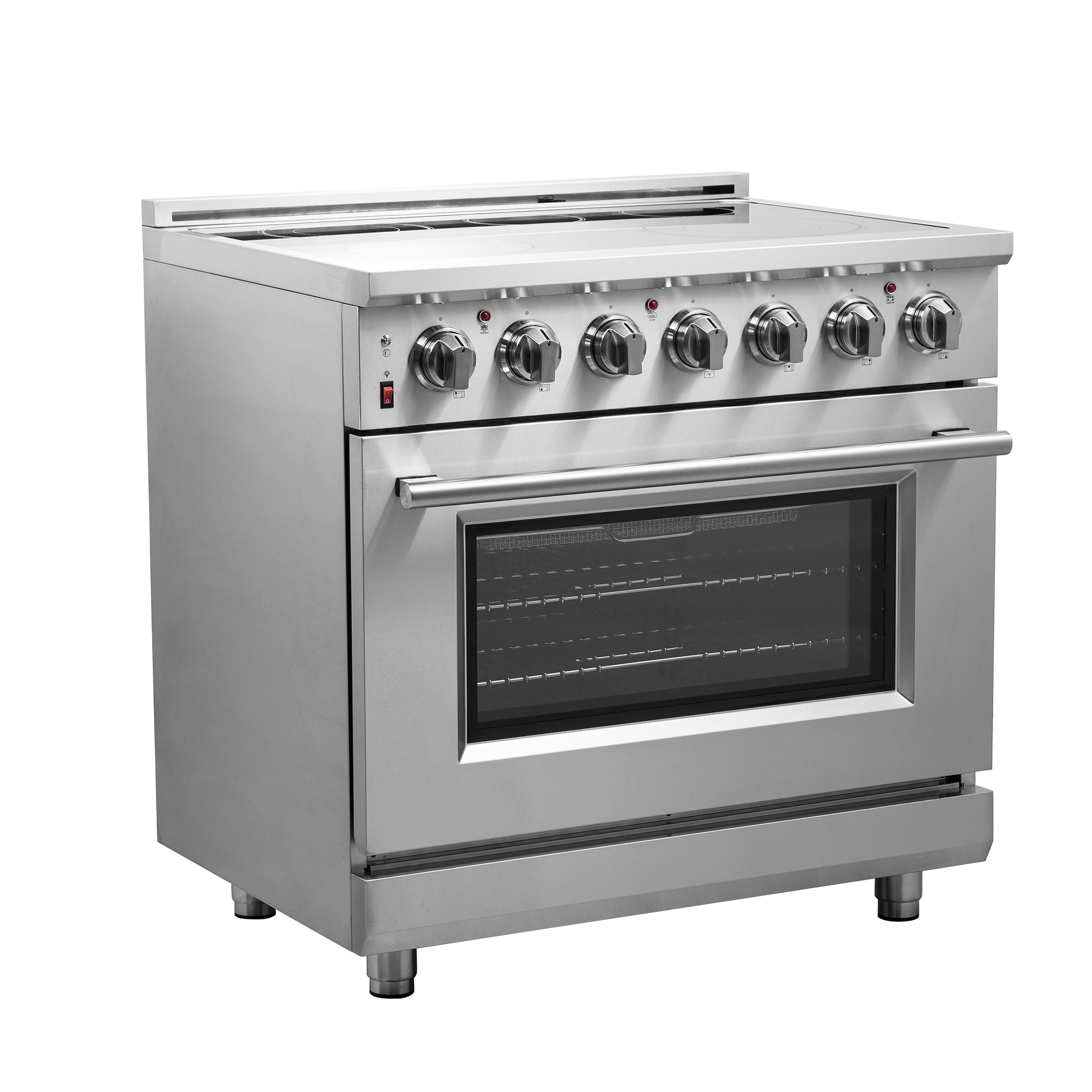 Forno Massimo 36 in. 5.36 cu. ft. 5-Burner Stainless Steel Electric Range | FFSEL6020-36