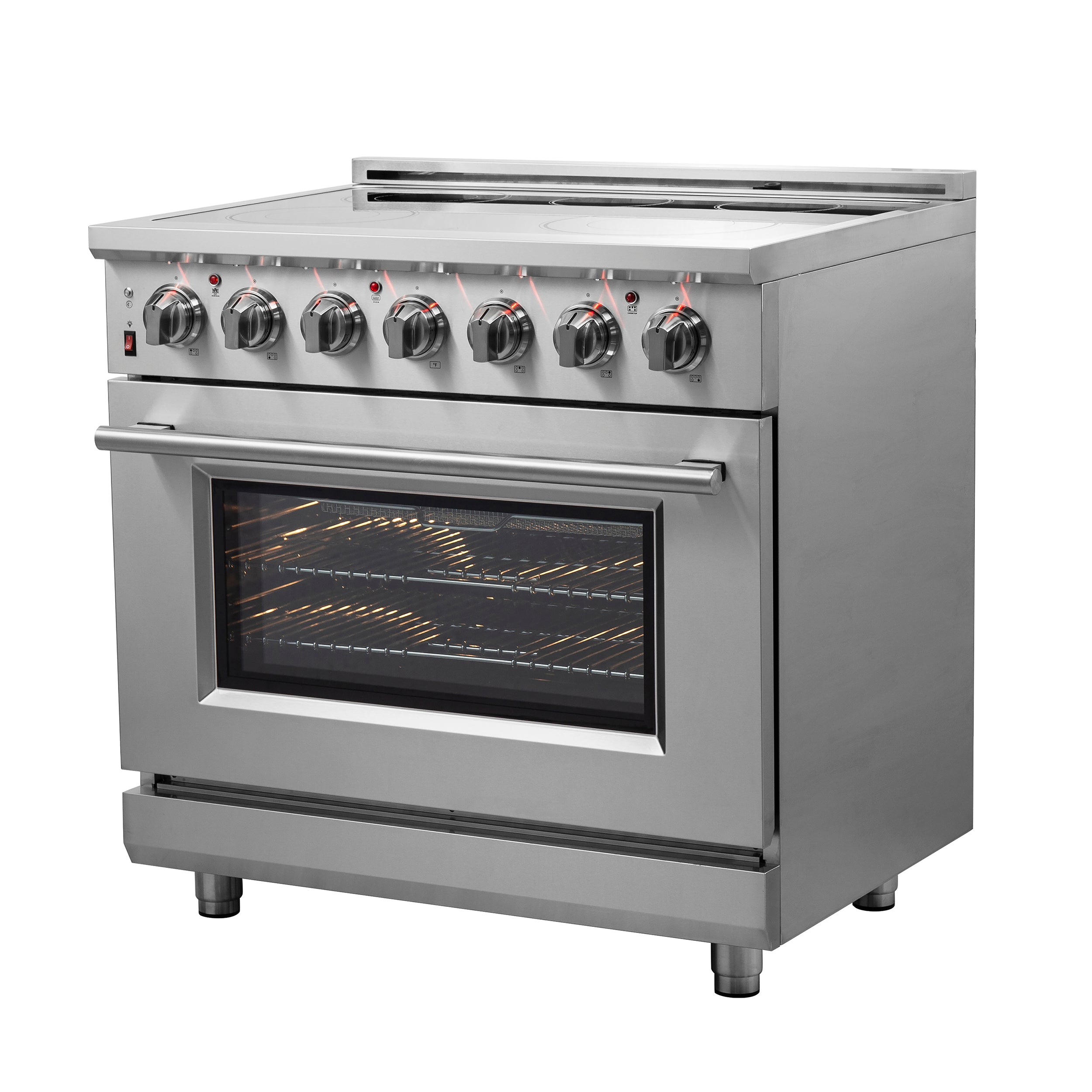 Forno Massimo 36 in. 5.36 cu. ft. 5-Burner Stainless Steel Electric Range | FFSEL6020-36