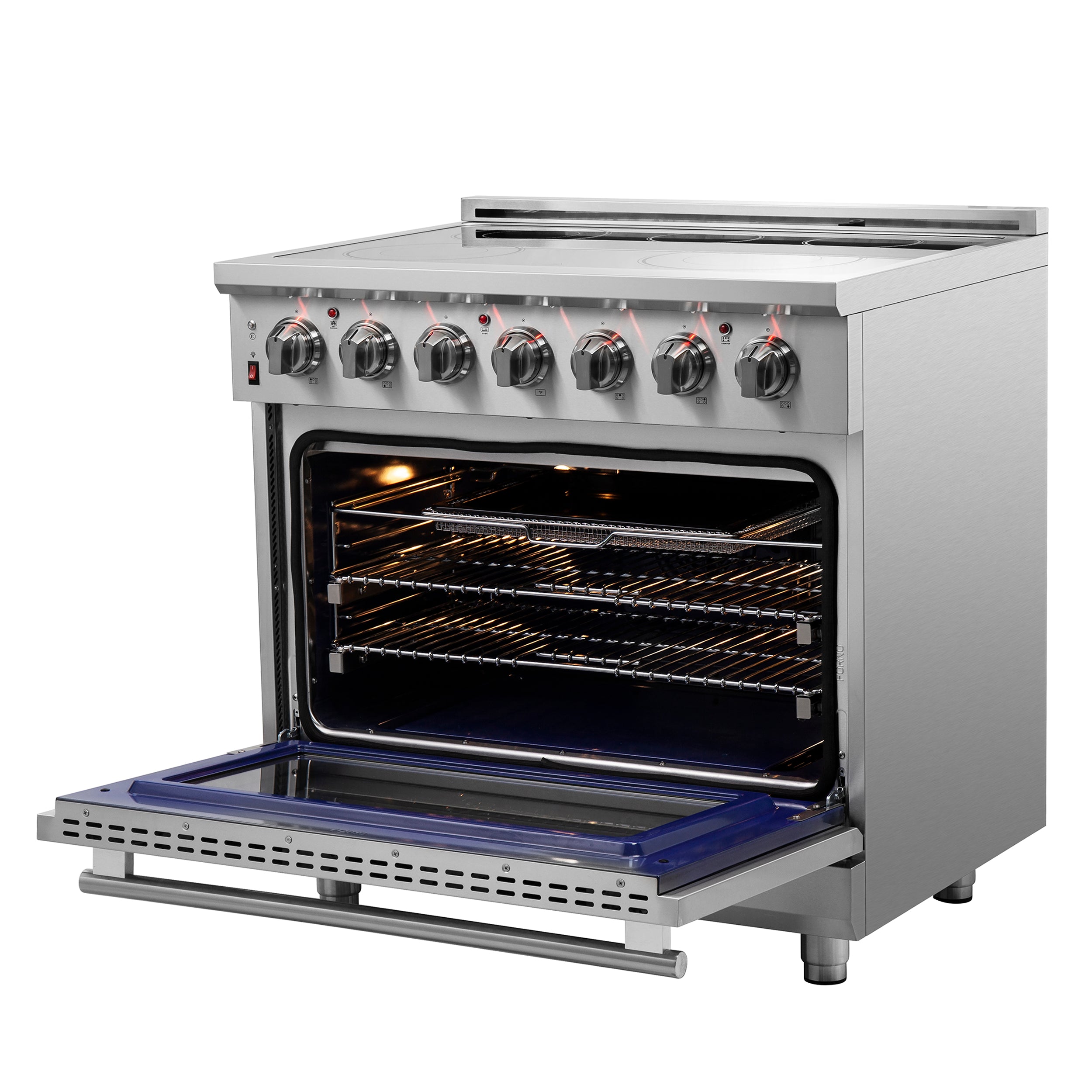 Forno Massimo 36 in. 5.36 cu. ft. 5-Burner Stainless Steel Electric Range | FFSEL6020-36